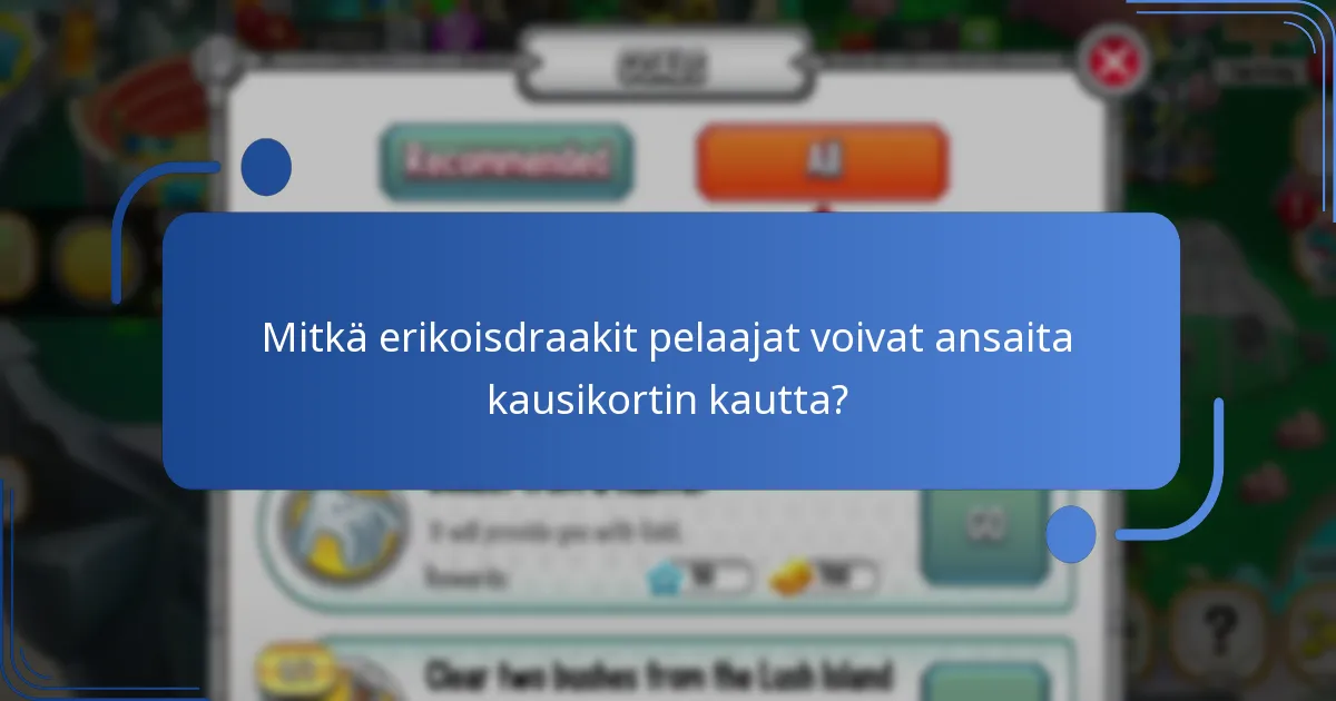 Kuinka kausikortti vertautuu muihin pelin sisäisiin palkintoihin?