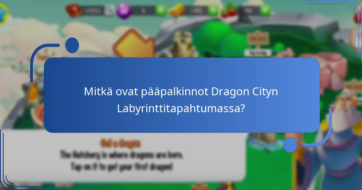 Mitkä vinkit voivat auttaa maksimoimaan palkinnot Labyrinttitapahtumassa?